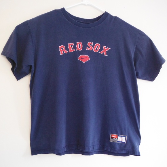 Nike Other - Nike MLB Boston Red Sox Blue  T Shirt Size Large